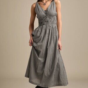 Lucky Brand Checkered Dress Sz M